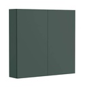 Armario alto Delta c/2 puertas, 800x180x750 mm, verde mate, (A858172513)