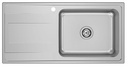 Fregadero Budapest de 1 cubeta de acero inoxidable, 1000x500x180 mm, (A870N41000)