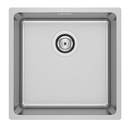 Fregadero Roma (ks) de 1 cubeta de acero inoxidable, 400x400x200 mm, (A870P10400)