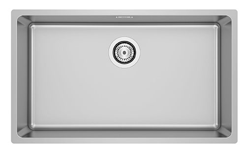 Fregadero Roma (ks) de 1 cubeta de acero inoxidable, 700x400x200 mm, (A870P10700)