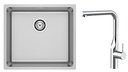 Conjunto Pack Roma (ks) (1 cubeta Roma y mezclador monomando Glera) 450x400x200 mm, (A870PD045G)