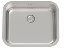 Fregadero Porto (ks) de 1 cubeta de acero inoxidable, 550x450x180 mm, (A870R10500)