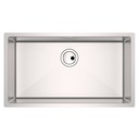 Fregadero Praga de 1 cubeta de acero inoxidable, 790x400x200 mm, (A871741D01)