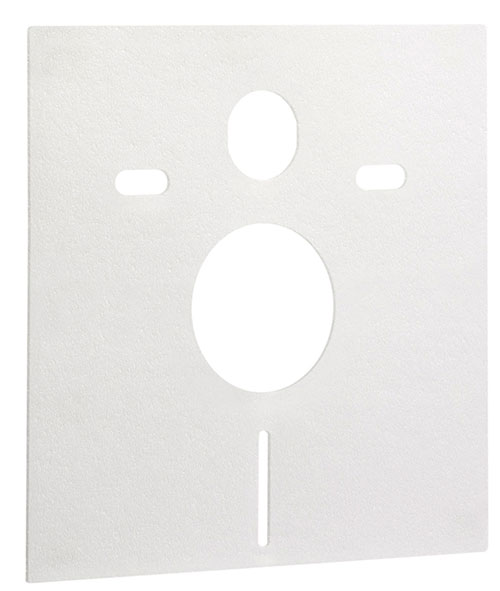 Junta amortiguadora de ruido In-Wall Systems SILENT IN WALL p/inodoro y bidé suspendidos, 296x390x350 mm, (A890063000)