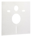 Junta amortiguadora de ruido In-Wall Systems SILENT IN WALL p/inodoro y bidé suspendidos, 296x390x350 mm, (A890063000)