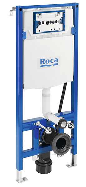 Bastidor empotrable Duplo One c/cist. doble desc. y flexo alim. p/Smart Toilets, 475x107x1190 mm, (A890078020)