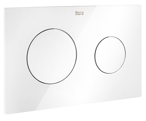 [PROCA890189000] Placa accionamiento Duplo One, descarga dual, 250x180x160 mm, blanco, (A890189000)
