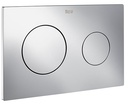 Placa accionamiento Duplo One, descarga dual, 250x180x160 mm, cromado, (A890189001)