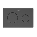 Placa accionamiento Duplo One, descarga dual, 254x10x164 mm, negro titanio cepillado (A8901890NM)