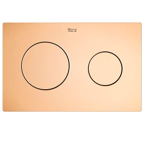 [PROCA8901890RM] Placa accionamiento PL10 DUAL (ONE) Duplo One, descarga dual, 254x10x164 mm, cobre cepillado, (A8901890RM)
