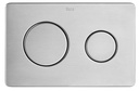 Placa accionamiento Duplo One antivandálica, descarga dual, 257x180x167 mm, acero inox, (A890189304)