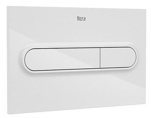Placa accionamiento Duplo One, descarga dual, 250x180x160 mm, white, (A890195000)