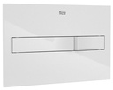 Placa accionamiento Duplo One/Slendra, descarga dual, 250x180x160 mm, white, (A890196000)