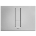 Placa accionamiento Duplo S con descarga dual PS4, 202x6x145 mm, acero inoxidable, (A890221304)
