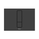 Placa accionamiento Duplo S, descarga dual, 163x215x60 mm, negro mate (A890221306)