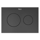 Placa accionamiento Duplo S con descarga dual PS3, 194x49x134 mm, negro titanio cepillado, (A8902233NM)