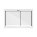 Placa accionamiento Duplo S, descarga dual, 163x215x60 mm, blanco (A890225300)
