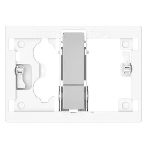 [PROCA890421304] Pulsador de placa Duplo S acc. descarga dual PS4, p/combinar c/panel frontal PS4, 194x137x89 mm, acero inox., (A890421304)
