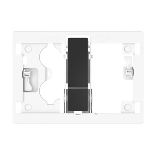 Pulsador de placa Duplo S acc. descarga dual PS4, p/combinar c/panel frontal PS4, 194x137x89 mm, negro titanio, (A8904213CN)