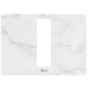 Panel Duplo S frontal para combinar con pulsadores PS4, 202x145x145 mm, mármol, (A8905213MM)