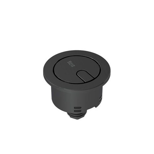 Doble pulsador para mecanismo de descarga plus D8 Ø48 mm Mechanisms, 140x110x45 mm, negro mate (AH00112NBR)