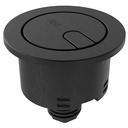 Doble pulsador para mecanismo de descarga plus D8 Ø48 mm Mechanisms, 115x170x35 mm, negro titanio cepillado (AH00112NMR)