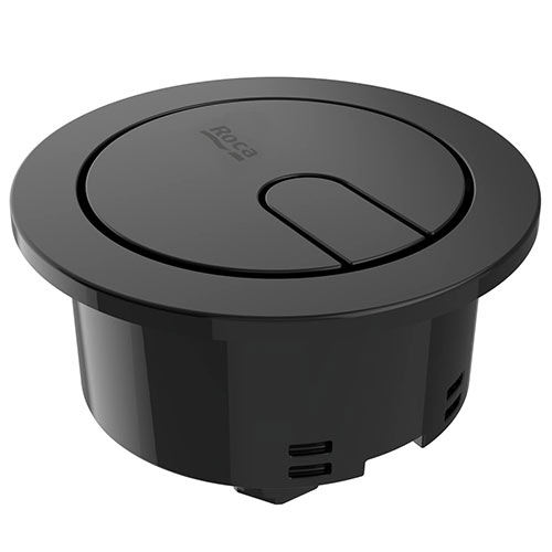 Doble pulsador para mecanismo de descarga plus D8 Ø58 mm Mechanisms, 150x110x45 mm, negro titanio (AH00113CNR)