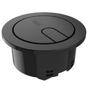 Doble pulsador para mecanismo de descarga plus D8 Ø58 mm Mechanisms, 150x110x45 mm, negro titanio (AH00113CNR)