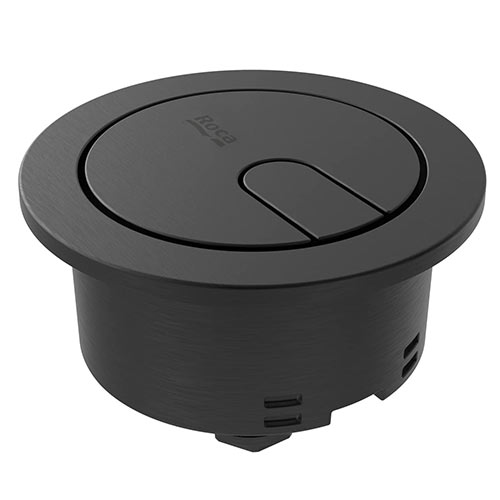 [PROCAH00113NMR] Doble pulsador para mecanismo de descarga plus D8 Ø58 mm Mechanisms, 150x110x45 mm, negro titanio cepillado (AH00113NMR)