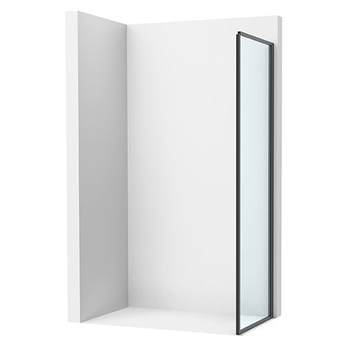 [PROCAM12C2EE7D0016NMN] Lateral fijo Victoria Plus, 750x50x2000 mm, cristal transparente, perfil negro mate, (AM12C2EE7D0016NMN)