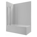 Hoja fija de bañera +hoja batiente mediante perfil Victoria Plus, 1000x50x1500 mm, cristal trans. (AM1443E85DC012NMN)
