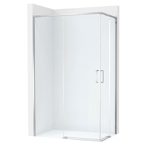 [PROCAM20H2BC7D0012NMN] Angular ducha Ura (2 hojas correderas +2 fijas), 700x50x2000 mm, plata brillo (AM20H2BC7D0012NMN)