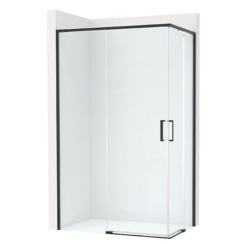 [PROCAM20H2EE7D0016NMN] Angular ducha Ura (2 hojas correderas +2 fijas), 750x50x2000 mm, negro mate (AM20H2EE7D0016NMN)