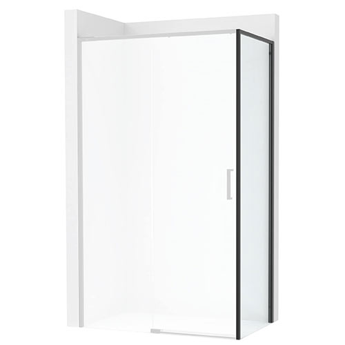 [PROCAM20K3847D0016NMN] Lateral fijo Ura, 900x50x2000 mm, cristal transparente, perfil negro mate, (AM20K3847D0016NMN)