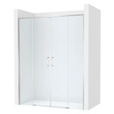 Frontal ducha Ura (2 hojas correderas +2 fijas), 1700x50x2000 mm, plata brillo (AM20L6A47D0012NMN)
