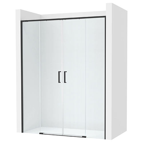 [PROCAM20L6A47D0016NMN] Frontal ducha Ura (2 hojas correderas +2 fijas), 1700x50x2000 mm, negro mate (AM20L6A47D0016NMN)