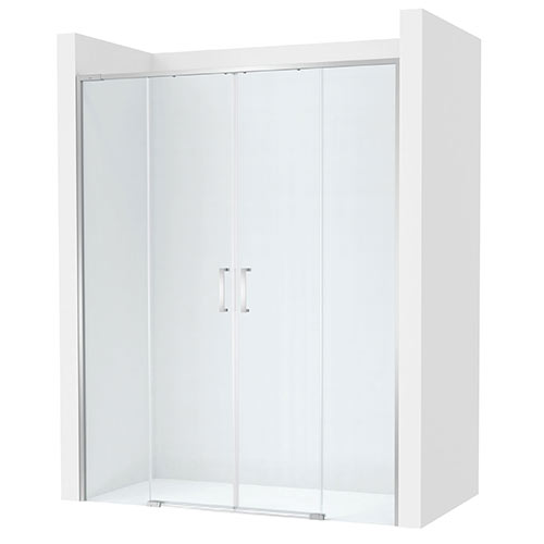 [PROCAM20L76C7D0012NMN] Frontal ducha Ura (2 hojas correderas +2 fijas), 1900x50x2000 mm, plata brillo (AM20L76C7D0012NMN)