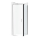 Lateral fijo Ura, 700x50x2000 mm, cristal transparente, perfil negro mate, (AM20N2BC7D0016NMN)