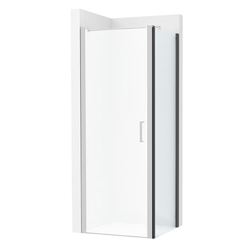 [PROCAM20N3207D0016NMN] Lateral fijo Ura, 800x50x2000 mm, cristal transparente, perfil negro mate, (AM20N3207D0016NMN)