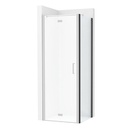 Lateral fijo Ura, 900x50x2000 mm, cristal transparente, perfil negro mate, (AM20N3847D0016NMN)
