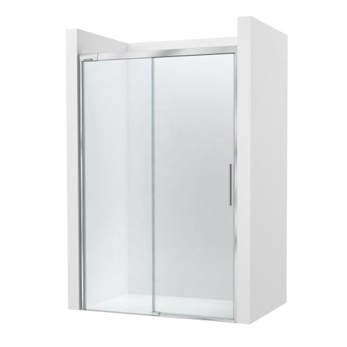 [PROCAM28276C7D0012NMN] Frontal ducha Naray L2-E (1 hoja corredera +1 fija) 1900x50x2000 mm, cristal transp./per. plata brillo, (AM28276C7D0012NMN)