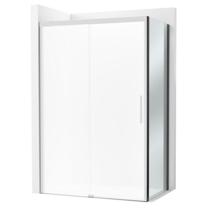 [PROCAM2842BC7D0016NMN] Lateral fijo Naray LF 700x68x2000 mm, cristal transparente, perfil negro mate, (AM2842BC7D0016NMN)