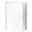 Lateral fijo Naray LF 900x68x2000 mm, cristal transparente, perfil plata brillo, (AM2843847D0012NMN)