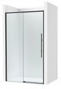 Frontal ducha Brisa L2-E (1 hoja corredera +1 fija) 1650x50x2000 mm, negro mate, (AM34316516M)