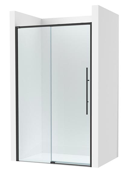 [PROCAM34318016M] Frontal ducha Brisa L2-E (1 hoja corredera +1 fija) 1800x50x2000 mm, negro mate, (AM34318016M)