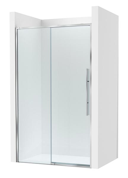 [PROCAM34319512M] Frontal ducha Brisa L2-E (1 hoja corredera +1 fija) 1950x50x2000 mm, plata brillo, (AM34319512M)