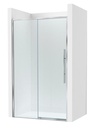 Frontal ducha Brisa L2-E (1 hoja corredera +1 fija) 2000x50x2000 mm, plata brillo, (AM34320012M)