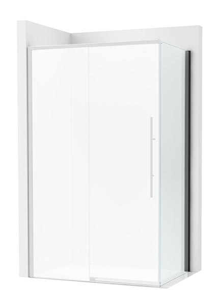 [PROCAM37307016M] Lateral fijo Brisa LF-C 700x50x2000 mm, cristal transparente, perfil negro mate, (AM37307016M)