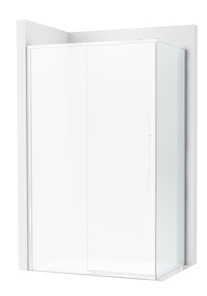 [PROCAM37308012M] Lateral fijo Brisa LF-C 800x50x2000 mm, cristal transparente, perfil plata brillo, (AM37308012M)