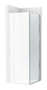 Lateral fijo Brisa LF 800x50x2000 mm, cristal transparente, perfil plata brillo, (AM37408012M)